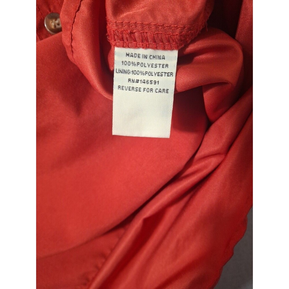 Ole Miss Shirt Men L Red Drake Waterfowl Fishing Vented Short Sleeve Football - Picture 7 of 11